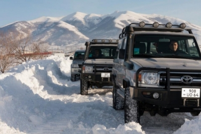 Winter tour on the wings of Aragats mount